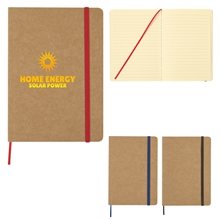 5 X 7 Eco - Inspired Strap Notebook