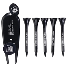 aerial view a group of medalist pak with golf tee, ball marker divot repair tool, image 1 of 11