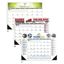 aerial view a group of multi - color desk pad calendar, image 1 of 8