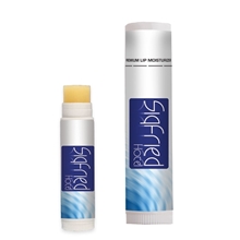 aerial view a group of pick - a - flavor, all - natural lip moisturizer with self - designed label, image 1 of 4