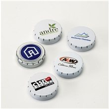 a group of mini snap mint tin