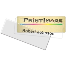 a group of complete click - it name badge (standard size 1 x 3)