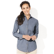 a group of sierra pacific - womens denim shirt - colors