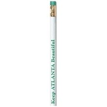 a group of recycled newsprint pencil