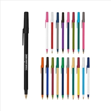 aerial view a group of bic round stic ballpoint pen - promotional pens, image 1 of 3