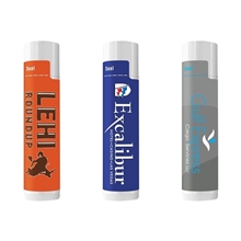 aerial view a group of economy petroleum lip balm in white tube, image 1 of 2