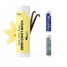 aerial view a group of economy petroleum lip balm in white tube, image 1 of 4