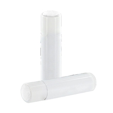 aerial view a group of spf 15 lip balm in white tube and full color dome lid, image 1 of 2
