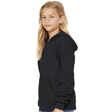 a group of bella + canvas - youth sponge fleece hoodie sweatshirt