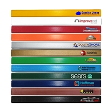 a group of enamel finish carpenter pencils, full color digital