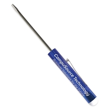 aerial view a group of pocket screwdriver - 1/8 flat tip blade w / button top, image 1 of 14