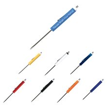 aerial view a group of pocket screwdriver - 1/8 flat tip blade / magnet top, image 1 of 15