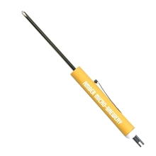 aerial view a group of pocket screwdriver - 0 phillips blade / valve stem top, image 1 of 14