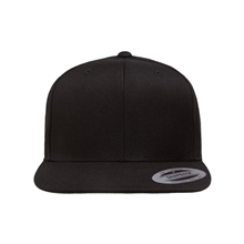 aerial view a black yp classics - premium flat bill snapback cap, image 1 of 3