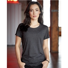 a group of gildan - softstyle(r) womens triblend t - shirt - colors
