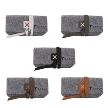 a group of sierra felt sunglass case