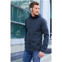 a group of port authority(r) active hooded soft shell jacket