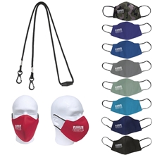 aerial view a group of comfy face mask lanyard kit, image 1 of 3