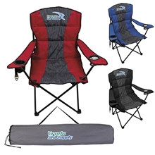 aerial view a group of premium heather stripe padded chair, image 1 of 3