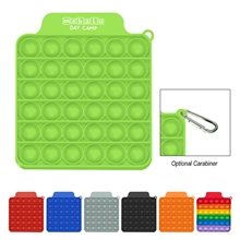 a group of promotional custom push pop it square stress reliever game