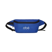 aerial view a royal blue rio waist pack, image 1 of 2