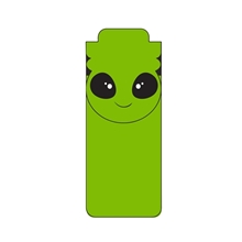 a alien custom promotional paws n claws magnetic bookmark