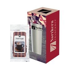 a group of 20 oz himalayan tumbler with cocoa and window box