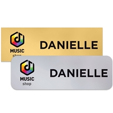 a group of charleston express name badge (standard size 1 x 3)