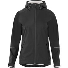 aerial view a black (995) womens cascade jacket, image 1 of 2