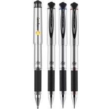 aerial view a group of uni - ball(r) 207 gel impact capped pen, image 1 of 3