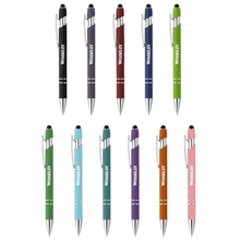 a group of athens soft touch metal ballpoint pen