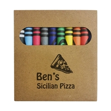 aerial view a natural 10 piece crayon box set, image 1 of 3