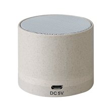 aerial view a natural harvest mini cylinder speaker, image 1 of 4