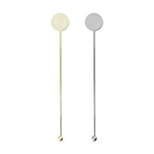a group of stainless steel cocktail stirrer