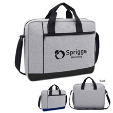 a group of hancock heathered laptop briefcase - bag