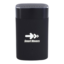 aerial view a black scx innovative design(tm) clever 5w speaker, image 1 of 5