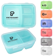 aerial view a group of lunch to go container, image 1 of 2
