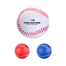 aerial view a group of handcrafted polyurethane baseball stress ball reliever, image 1 of 3
