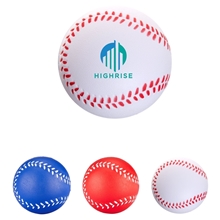 aerial view a group of promotional team spirit baseball stress ball, image 1 of 2
