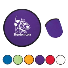 aerial view a group of 10 folding flying disc, image 1 of 6