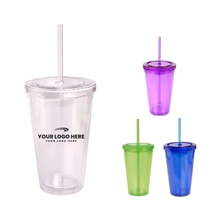 a group of 16 oz double wall cool acrylic tumbler