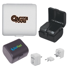 a group of interchangeable travel adapter
