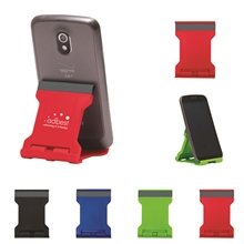 aerial view a group of basic folding smartphone and tablet stand, image 1 of 2