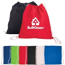 a group of cotton canvas drawstring bag