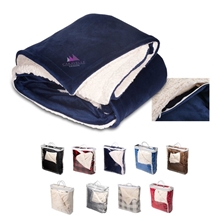 a group of micro mink sherpa blanket
