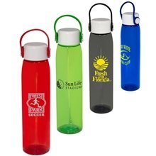 a group of 18.5 oz zone tritan water bottle
