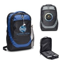 aerial view a group of hashtag work laptop backpack, image 1 of 2