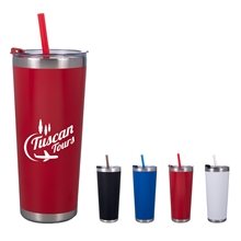 aerial view a group of 20 oz all season vacuum insulated stainless steel tumbler, image 1 of 2