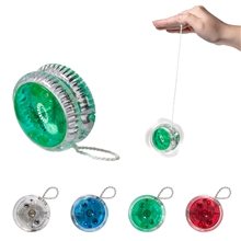 aerial view a group of light up plastic yo - yo, image 1 of 2