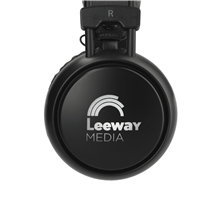 aerial view a black ignite gaming headphones, image 1 of 9